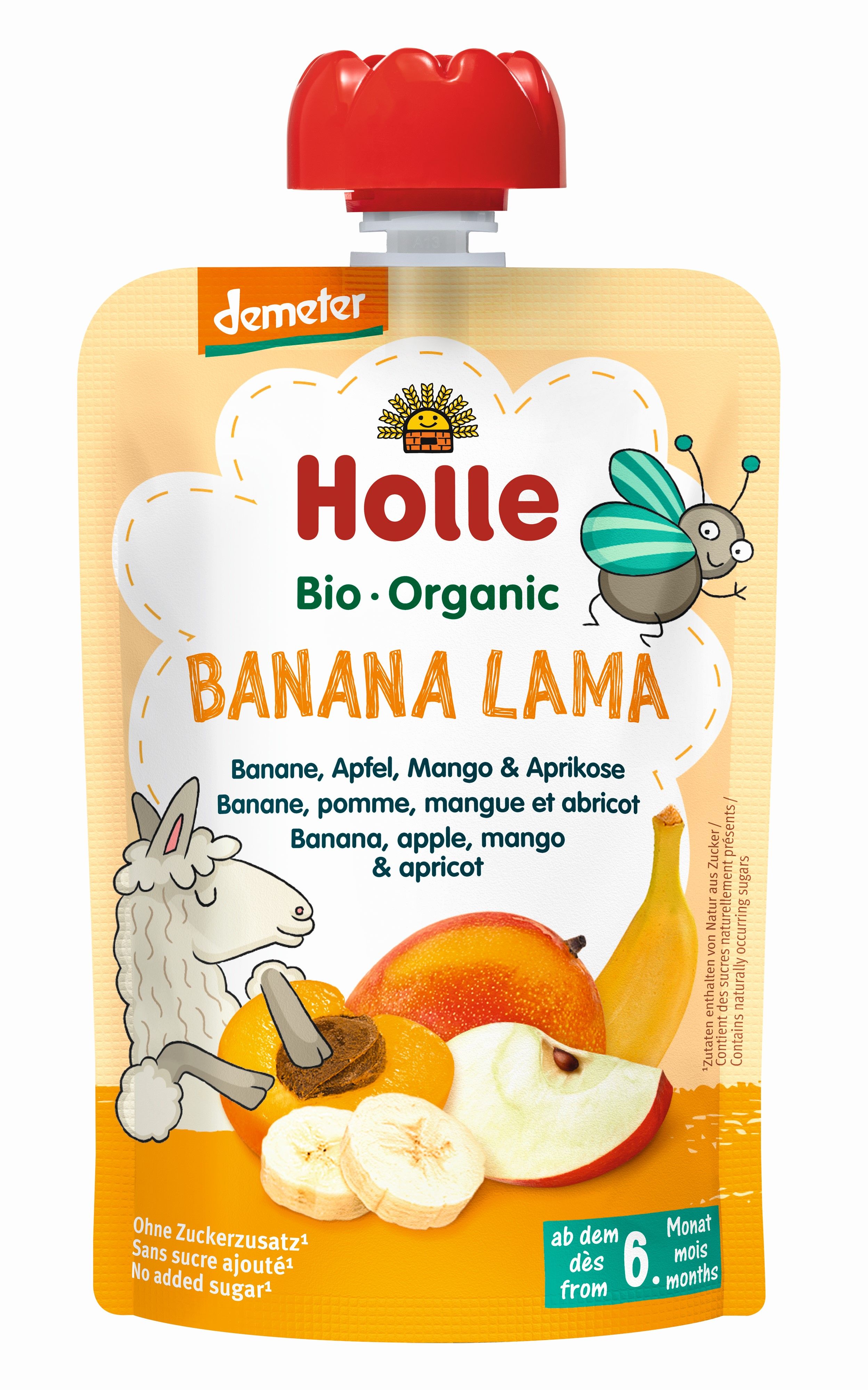 Image of Holle Bio Banana Lama Früchtepüree